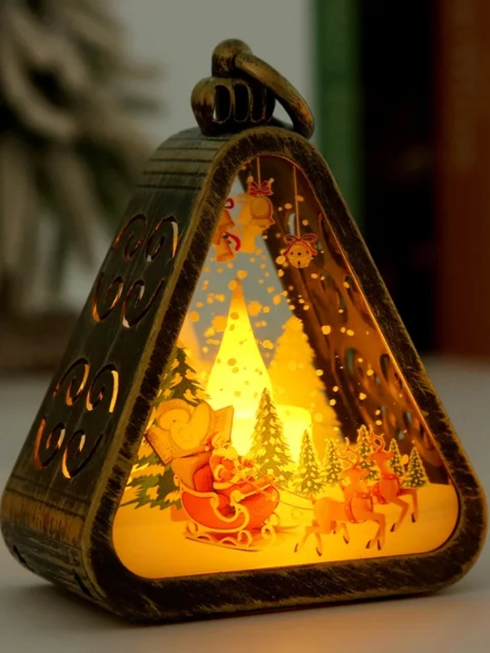 LED yorug‘likli “Merry Christmas” Yangi yil dekor chirog‘i