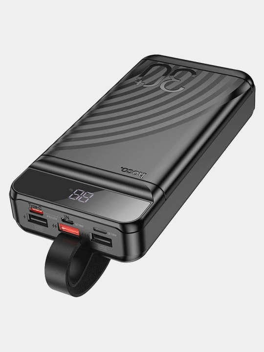 Portativ quvvatlagich Hoco J123B Element, 30000 mAh, PD 20W + 22.5W, raqamli displey
