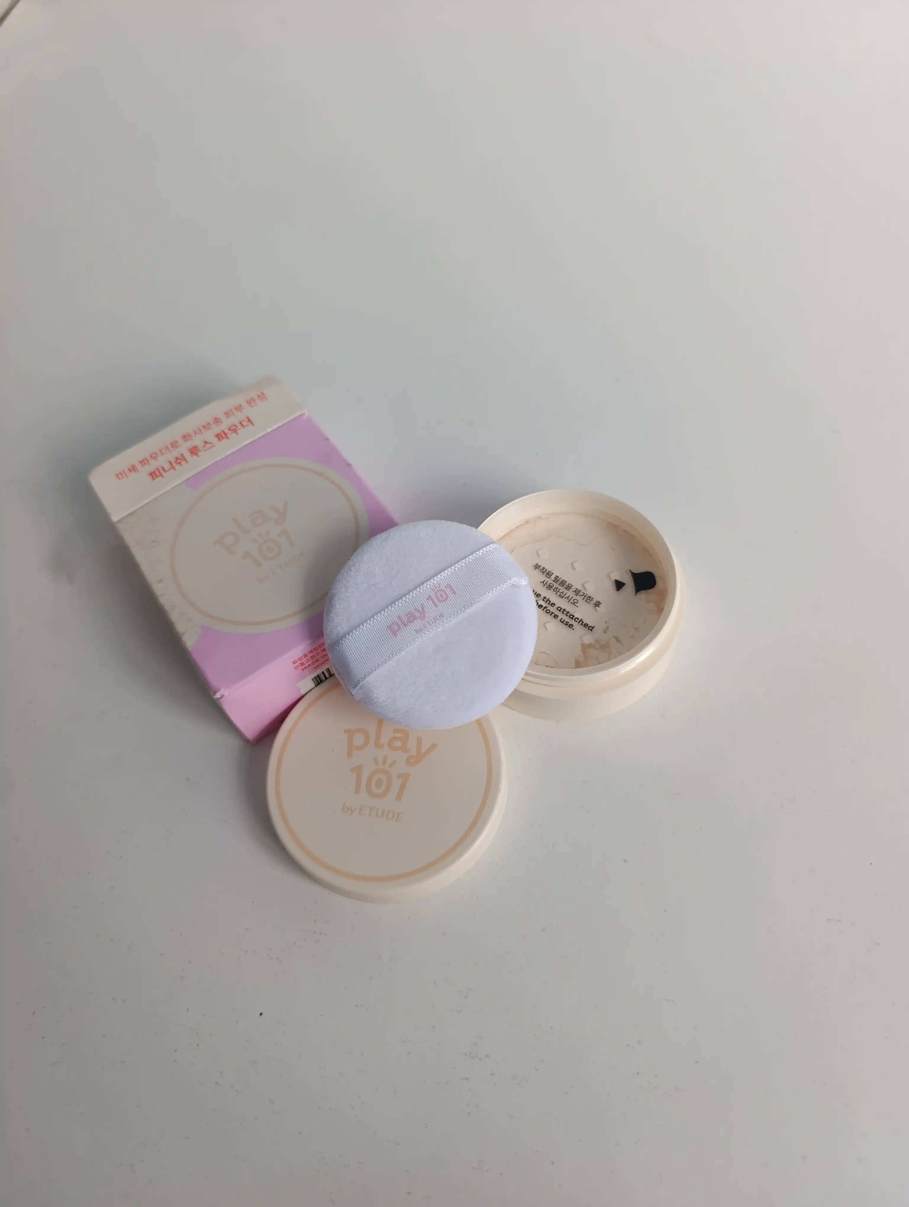 Etude Play101 Finishing Powder professional filter effektli kukun, mukammal silliq teri