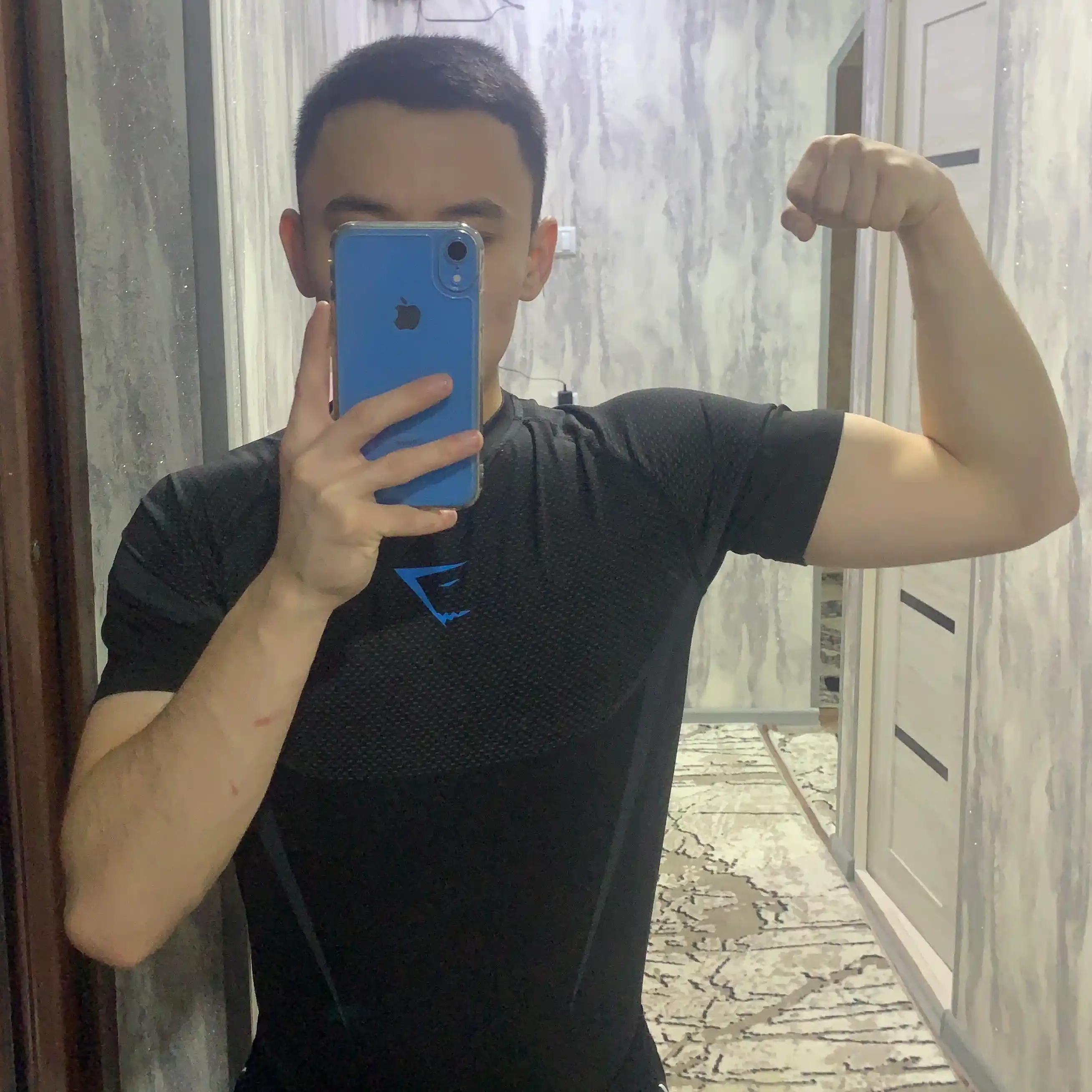 Gym Shark kompression futbolkasi, sport, rashgard, erkaklar uchun, fitnes uchun