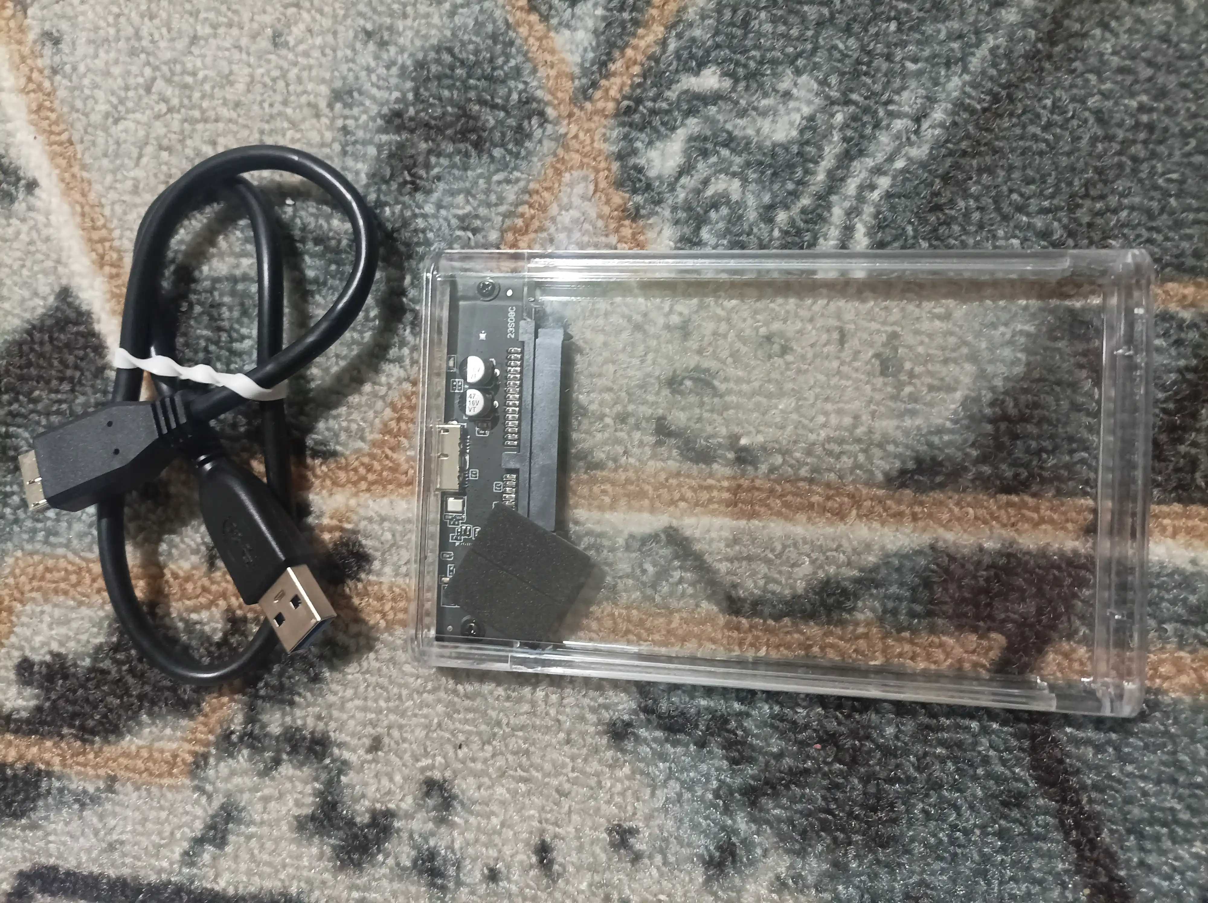 HDD SSD uchun USB 3.0 qolip keys 2.5 noutbuk qattiq diski va SSD uchun,tashqi qora quti