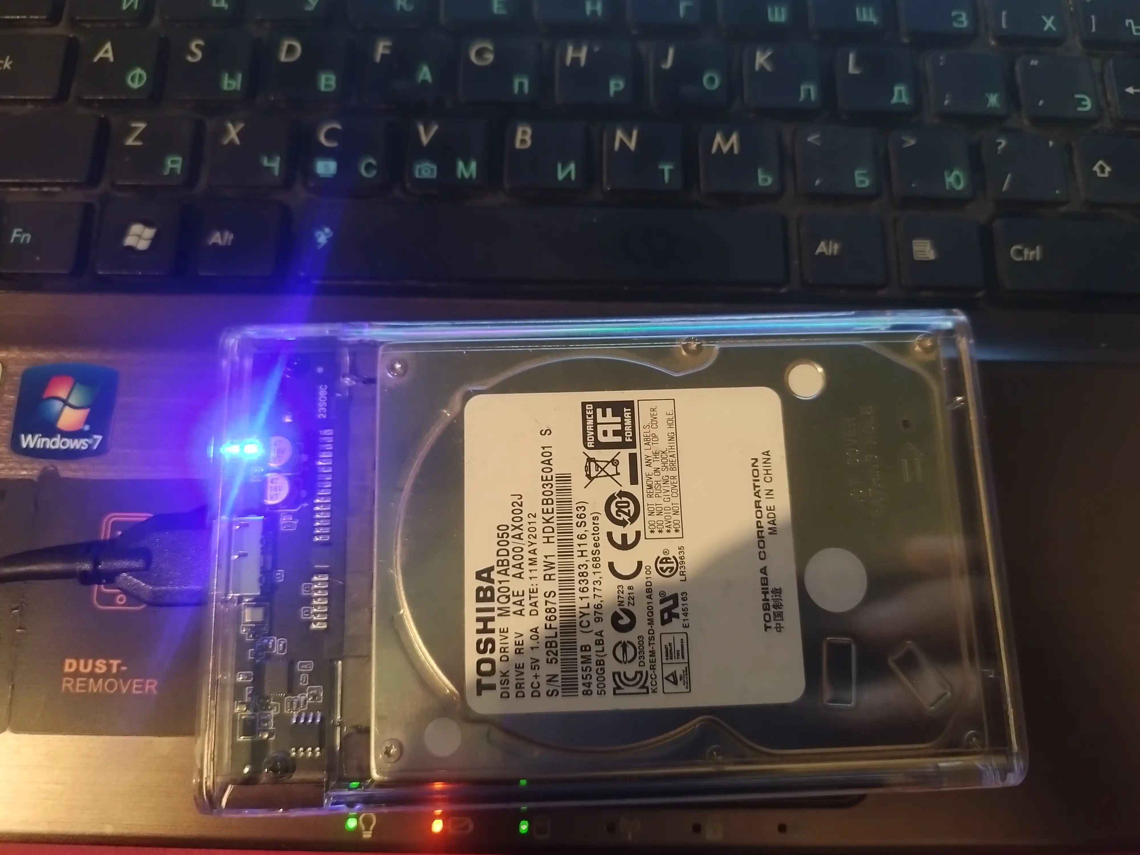 HDD SSD uchun USB 3.0 qolip keys 2.5 noutbuk qattiq diski va SSD uchun,tashqi qora quti