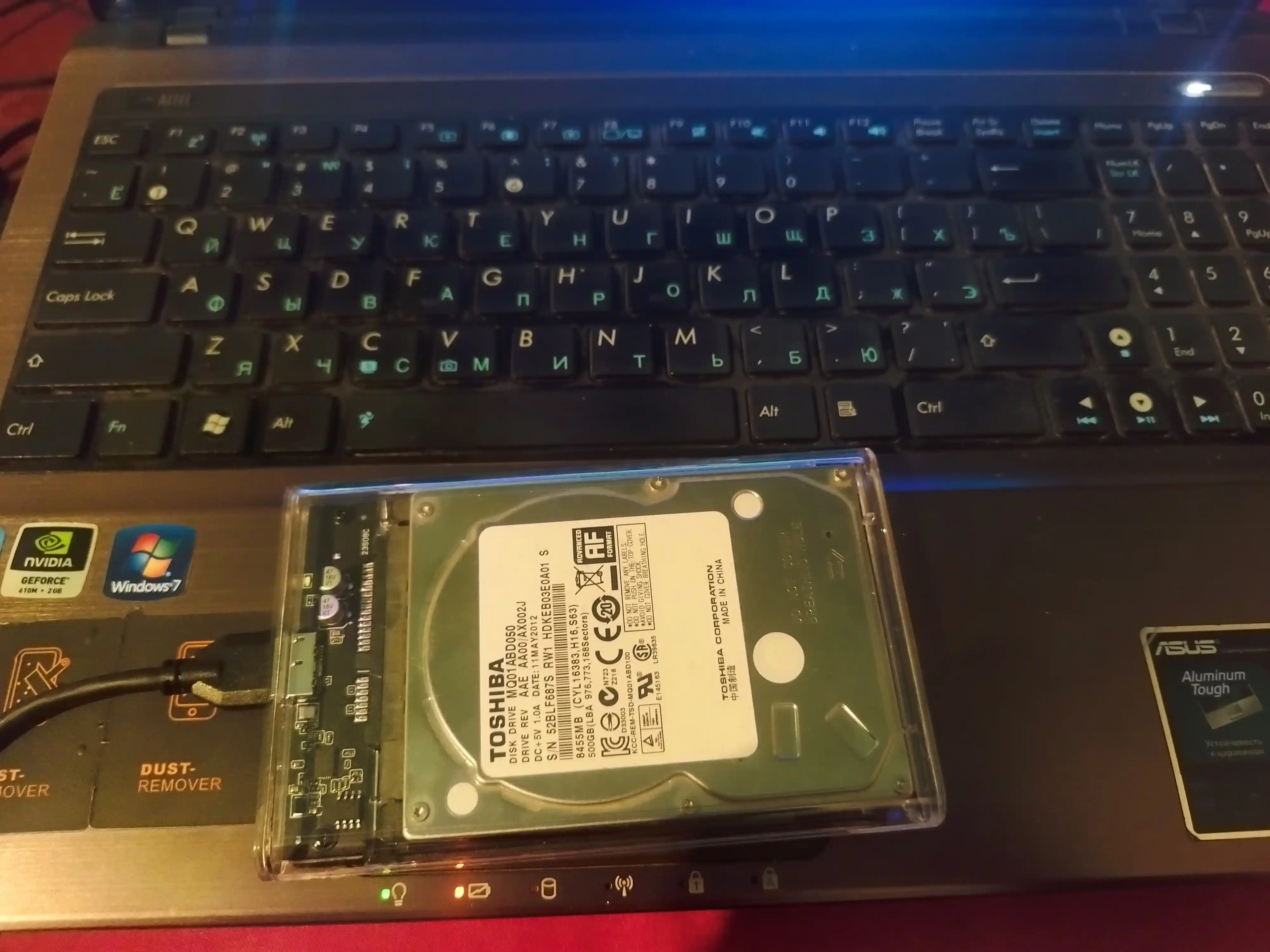 HDD SSD uchun USB 3.0 qolip keys 2.5 noutbuk qattiq diski va SSD uchun,tashqi qora quti