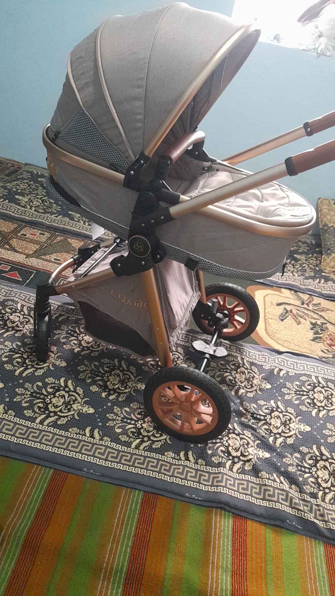 Коляска для детей Luxmom V9, прогулочная, легкая, складная, детские коляски трансформер