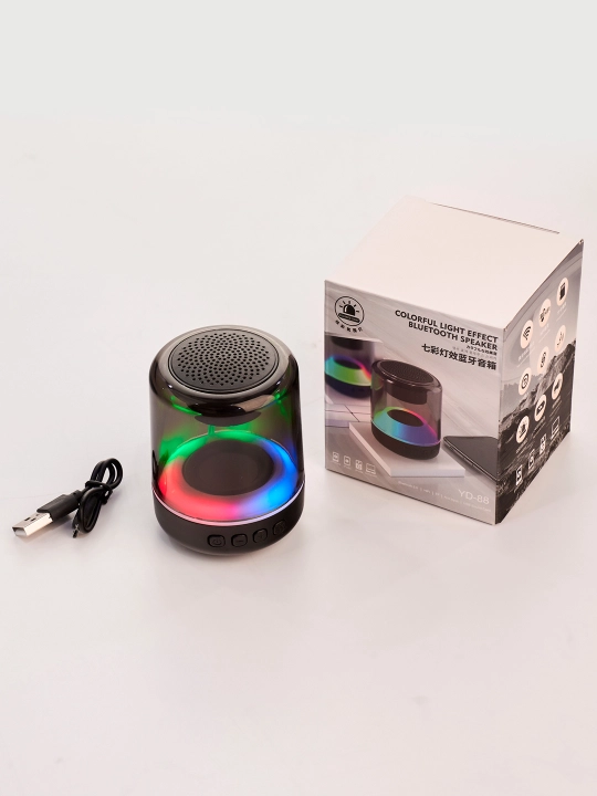 Kolonka Bluetooth, RGB yoritgich bilan, simsiz, baland ovozli, zaryadlanuvchi usb - 