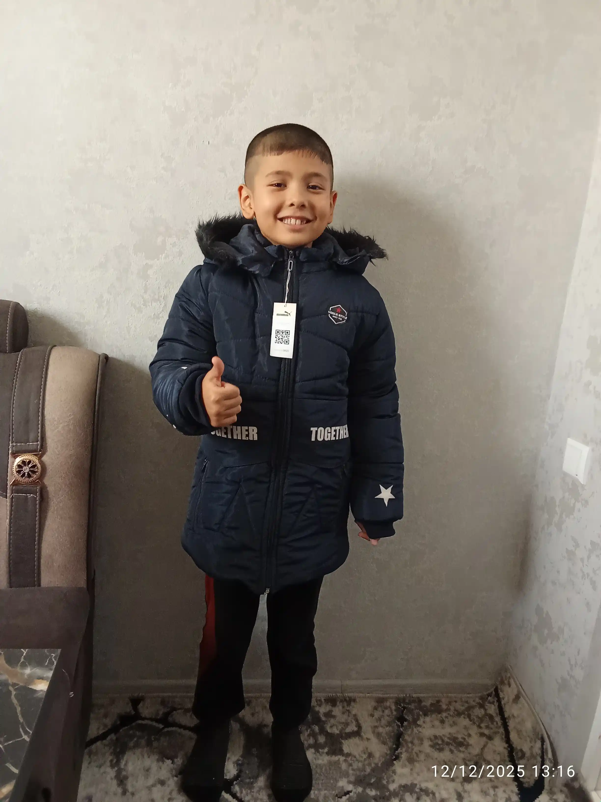 Зимние куртки для мальчиков, от 3 лет до 15 лет, из меха