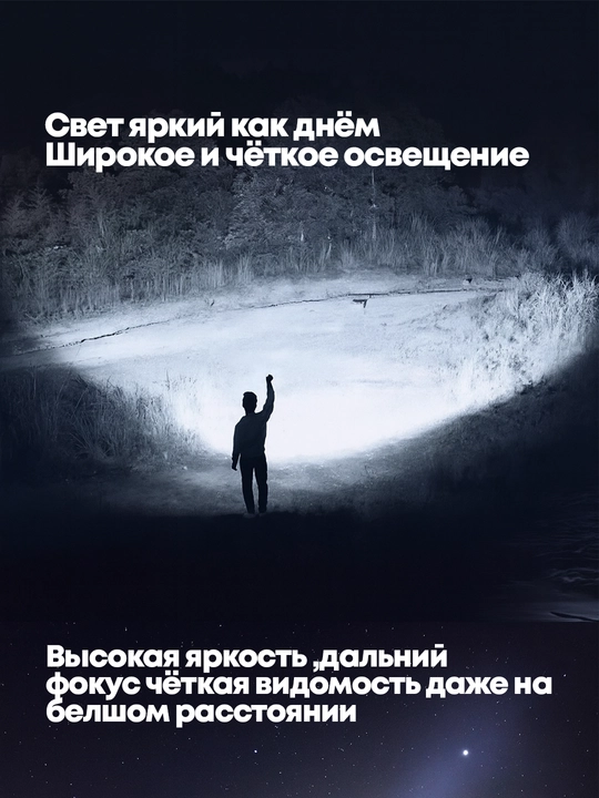 Компактный LED-фонарь — для повседневного использования и путешествий.