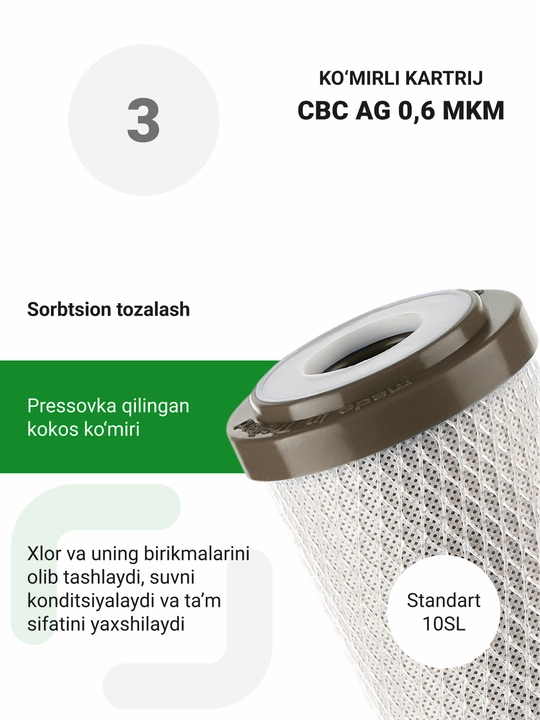 Qattiq va juda qattiq suv uchun Geyser Max uchun №17 almashtirish patronlari to'plami
