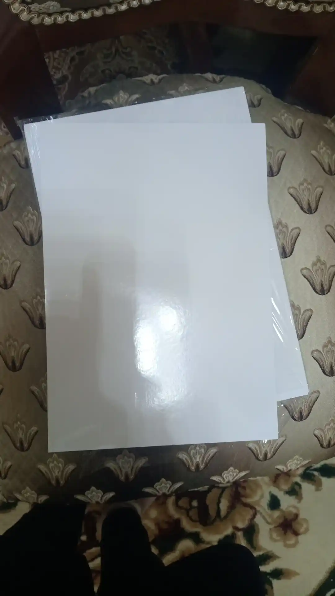 Printer uchun 250 g 50 l porloq A4 fotosurat qog'ozi
