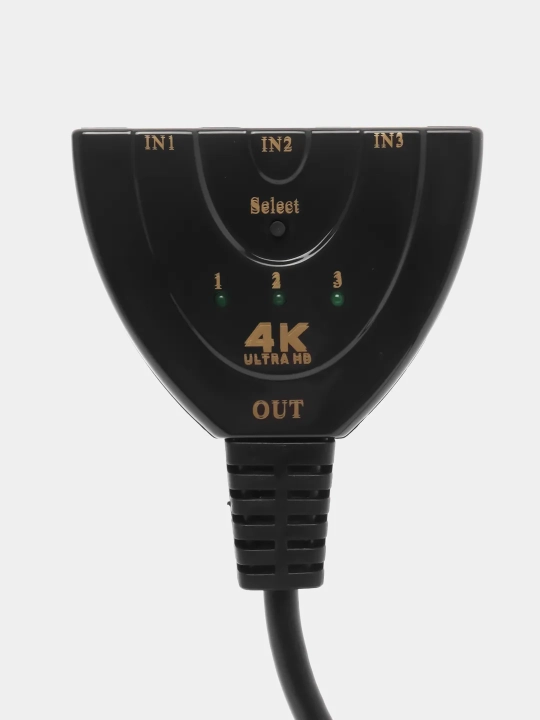 HDMI ajratuvchi, adapter kabeli, splitter, 3 portli