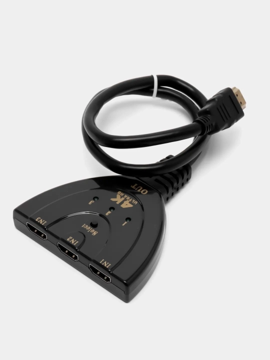 HDMI ajratuvchi, adapter kabeli, splitter, 3 portli - 