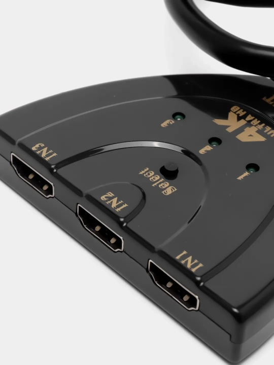 HDMI ajratuvchi, adapter kabeli, splitter, 3 portli
