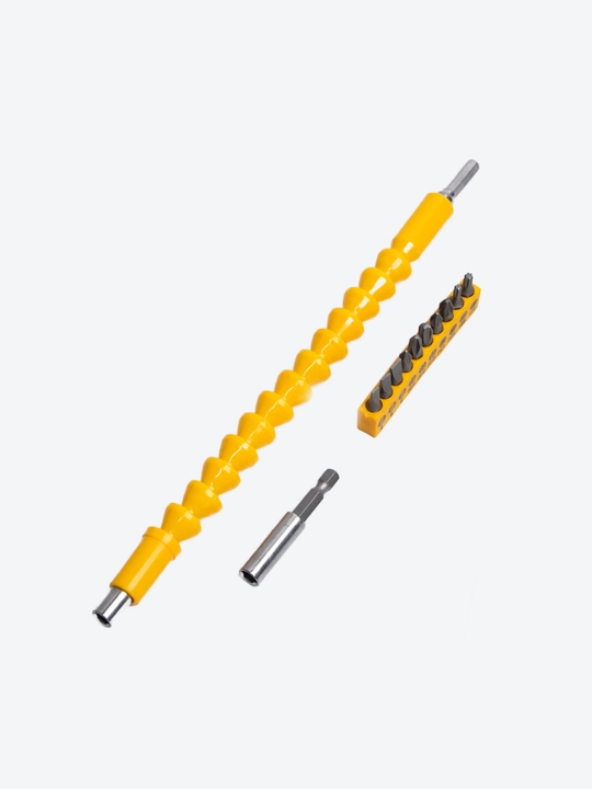 ADEGSO набор бит 12 шт с гибким валом и магнитным держателем