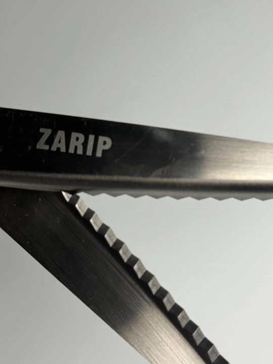 Qaychi zig-zag yarim doira, to'lqin shaklida, ZARIP