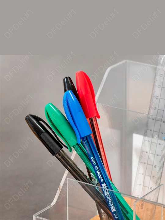 Ruchka 1,0 mm 1/5/10/50 dona (ko'k) EQ19-BL Deli, 19-BL-EQ