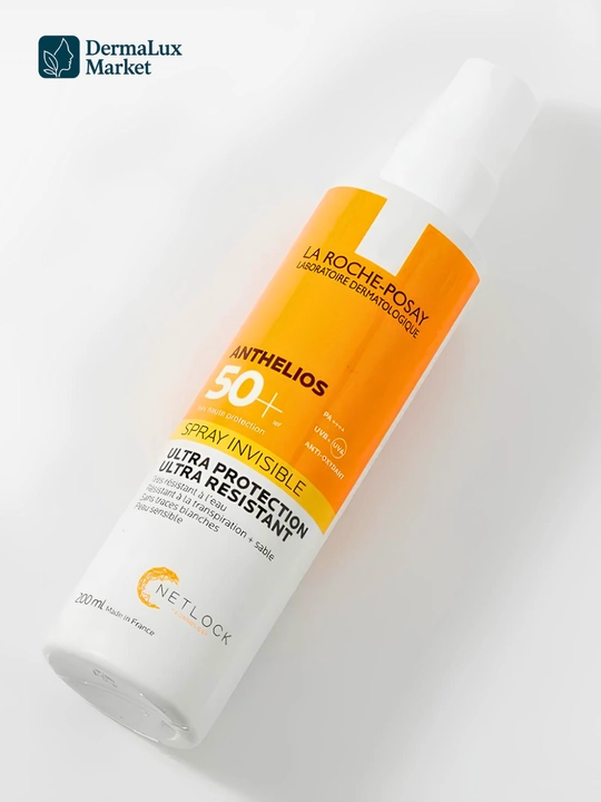 Спрей для защиты от солнца, лёгкая текстура, La Roche-Posay Anthelios SPF50+ Invisible Spray