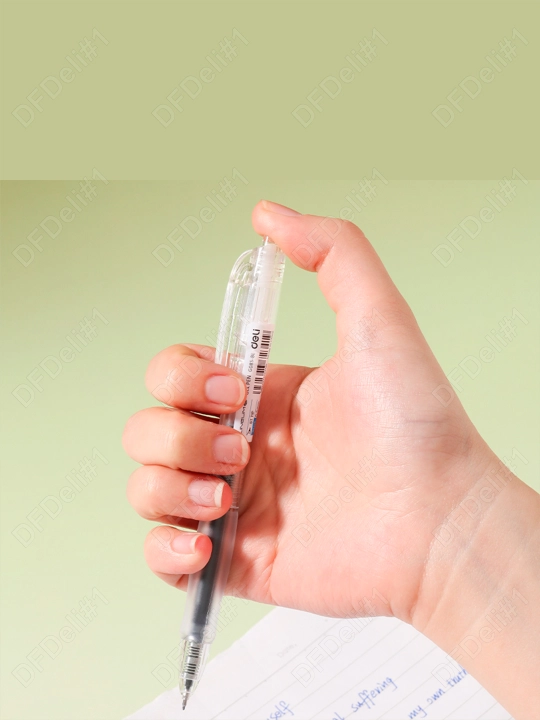 Gel ruchka 1/6/12 dona 0,5 mm EG08S-BL ko'k Deli, 08S-BL-EG
