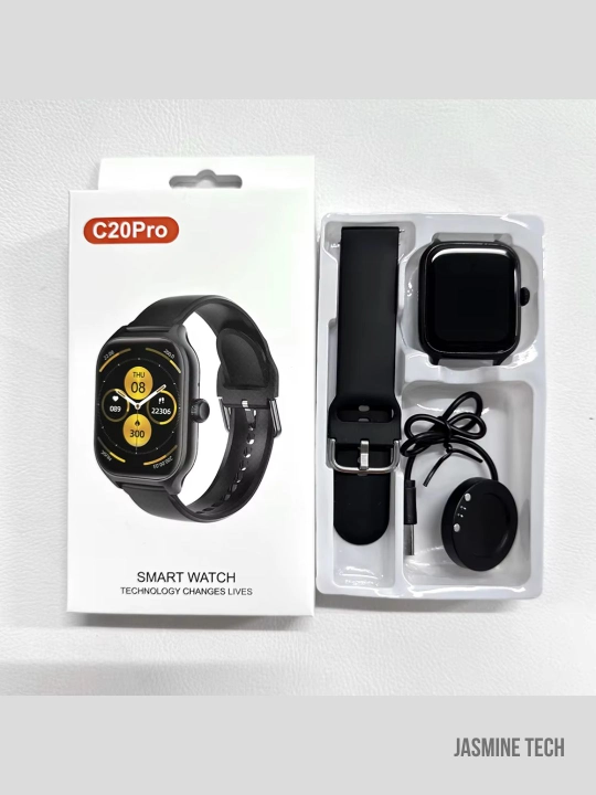 Aqlli soat C20PRO: salomatlik nazorati, o'yinlar, habarlar, Smart soat C20PRO