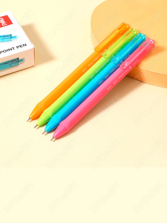 Sharchali ruchka 1/3/6/12 dona 0,7 mm (ko'k) EQ52-BL Deli, 52-BL-EQ
