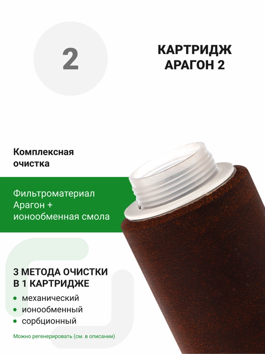 Geyser Classic uchun K-1 almashtirish patronlari to'plami, qattiq suv uchun, 3 dona