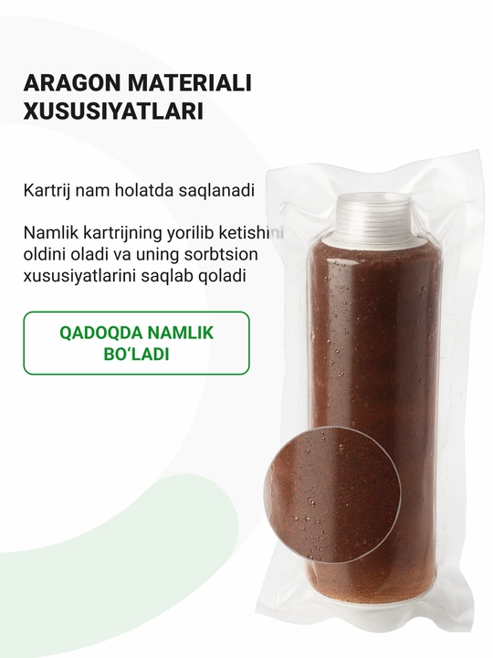 Geyser Classic uchun K-1 almashtirish patronlari to'plami, qattiq suv uchun, 3 dona