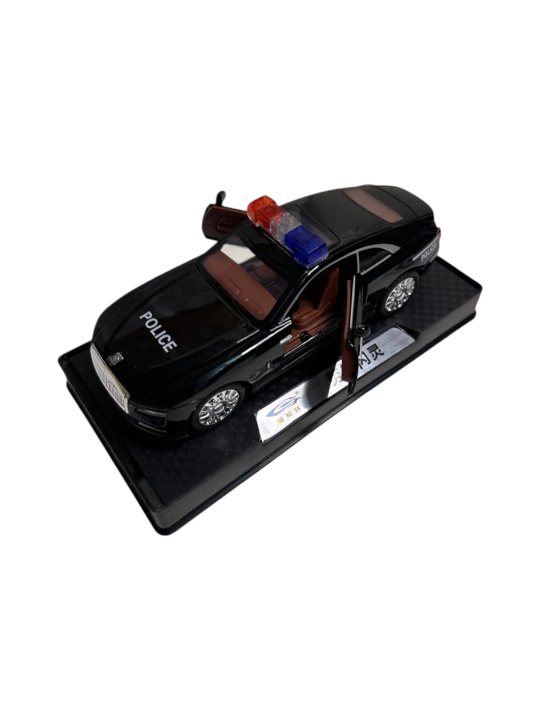 Rolls-Royce Spectre 1:32 LJX — politsiya metall modeli, yorug‘lik, ovoz, pull-back - 