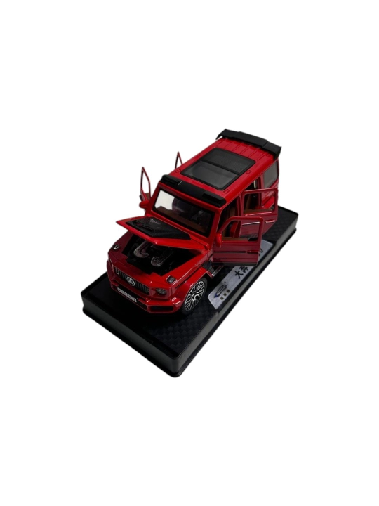 Mercedes-Benz G800 Brabus 1:32 LJX — metall yo‘ltanlamas model eshiklar, yorug‘lik va ovoz - 