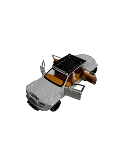 Модель автомобиля Rolls-Royce Phantom 6x6 1:32 металлическая машинка, свет, звук — BTM1-ROYCEPHANTOM6X6-БЕЛЫЙ