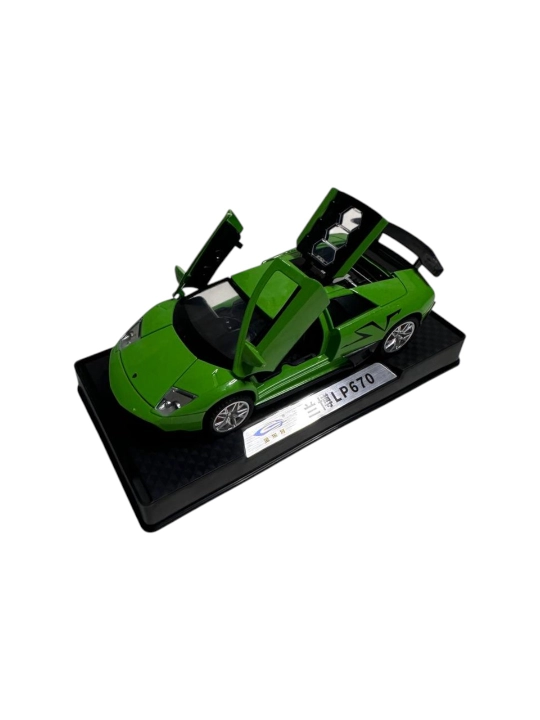 Lamborghini Murciélago LP670-4 SV 1:32 LJX metall mashina, yorug‘lik, ovoz, eshiklar - 