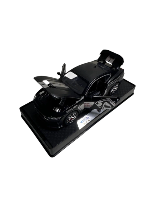 Ford Mustang GT 1:32 LJX — metall kollektsion mashina, yorug‘lik, ovoz, eshiklar - 