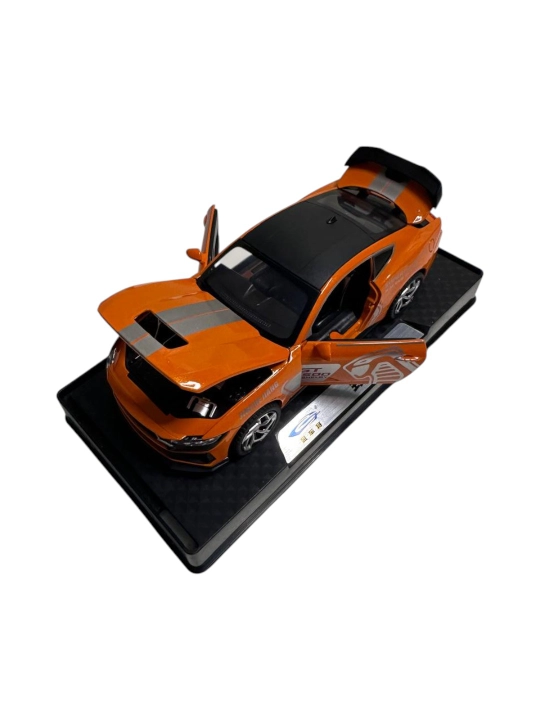 Ford Mustang GT 1:32 LJX — metall kollektsion mashina, yorug‘lik, ovoz, eshiklar - 