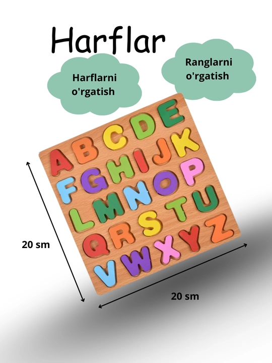 Montessori sorter piramida – raqamli yog‘och rivojlantiruvchi o‘yinchoq - 