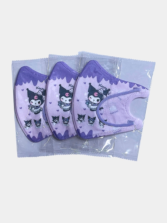 Bolalar respirator yuz niqoblari KF94, 4 qatlam, chang, smog va viruslarga qarshi