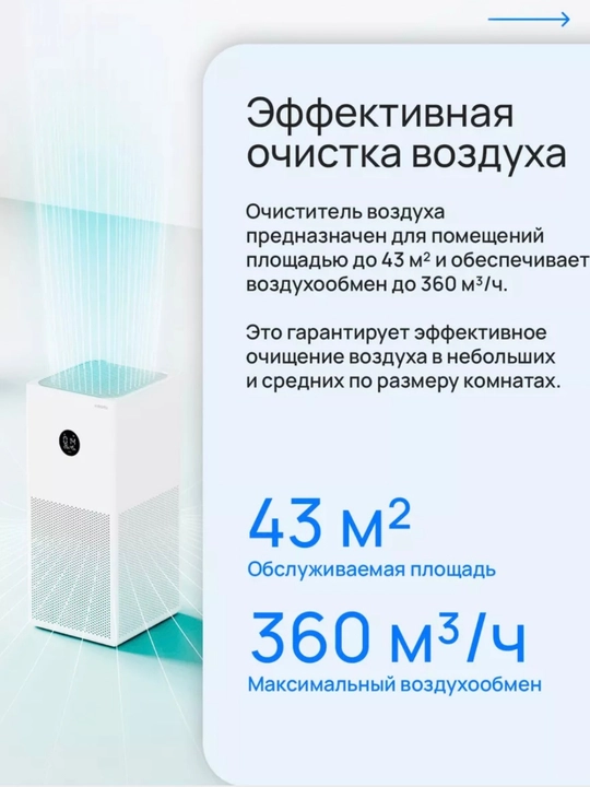 Очистители воздуха Xiaomi Air Purifier 4 Lite, 5 , 4Pro CN