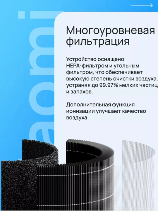 Очистители воздуха Xiaomi Air Purifier 4 Lite, 5 , 4Pro CN
