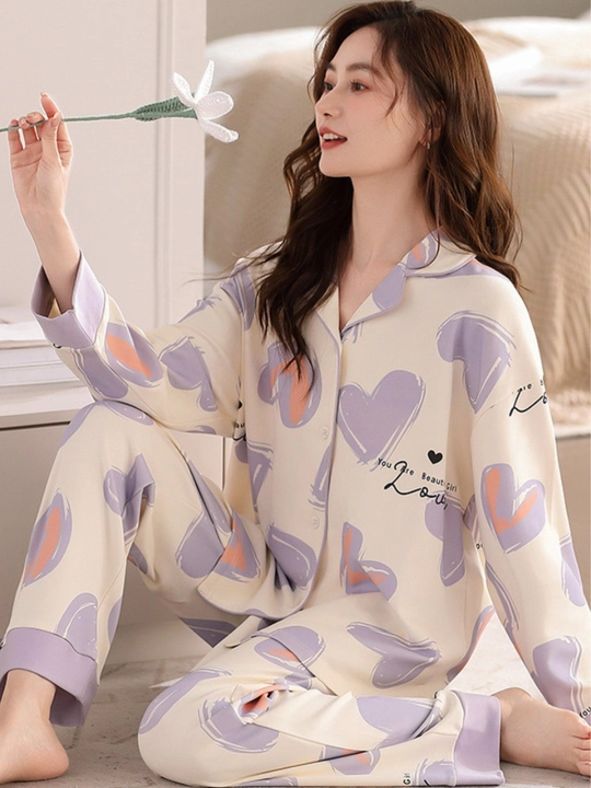 Pijama ayollar uchun yumshoq uy kiyimi, 2x1 qismli qulay to‘plam, kundalik va uyqu uchun