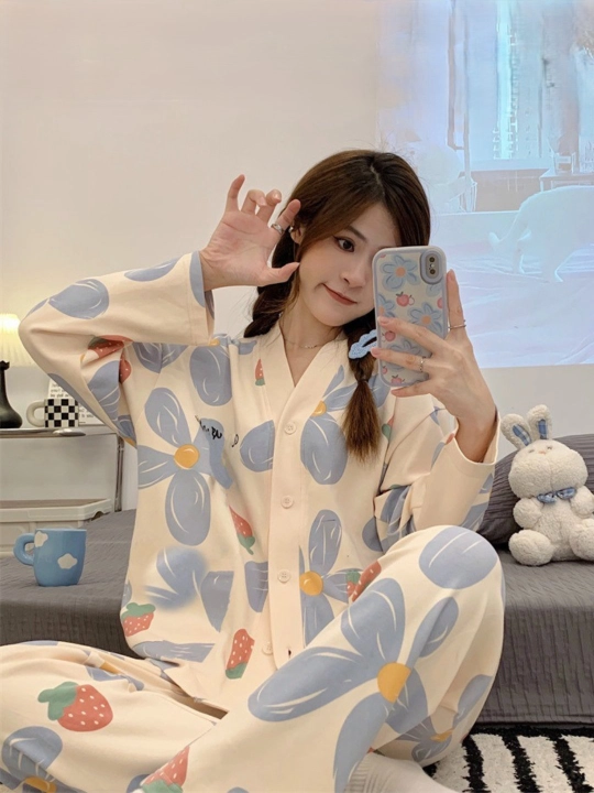 Pijama ayollar uchun yumshoq uy kiyimi, 2x1 qismli qulay to‘plam, kundalik va uyqu uchun