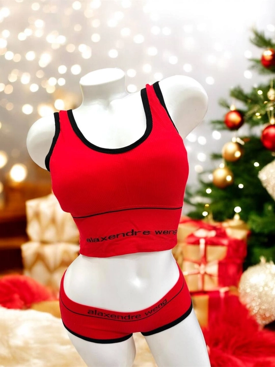 Ayollar sport paxta ichki kiyim to‘plami Calvin Klein uslubida - 