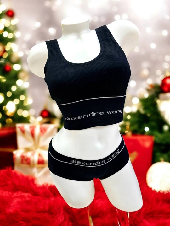Ayollar sport paxta ichki kiyim to‘plami Calvin Klein uslubida - 