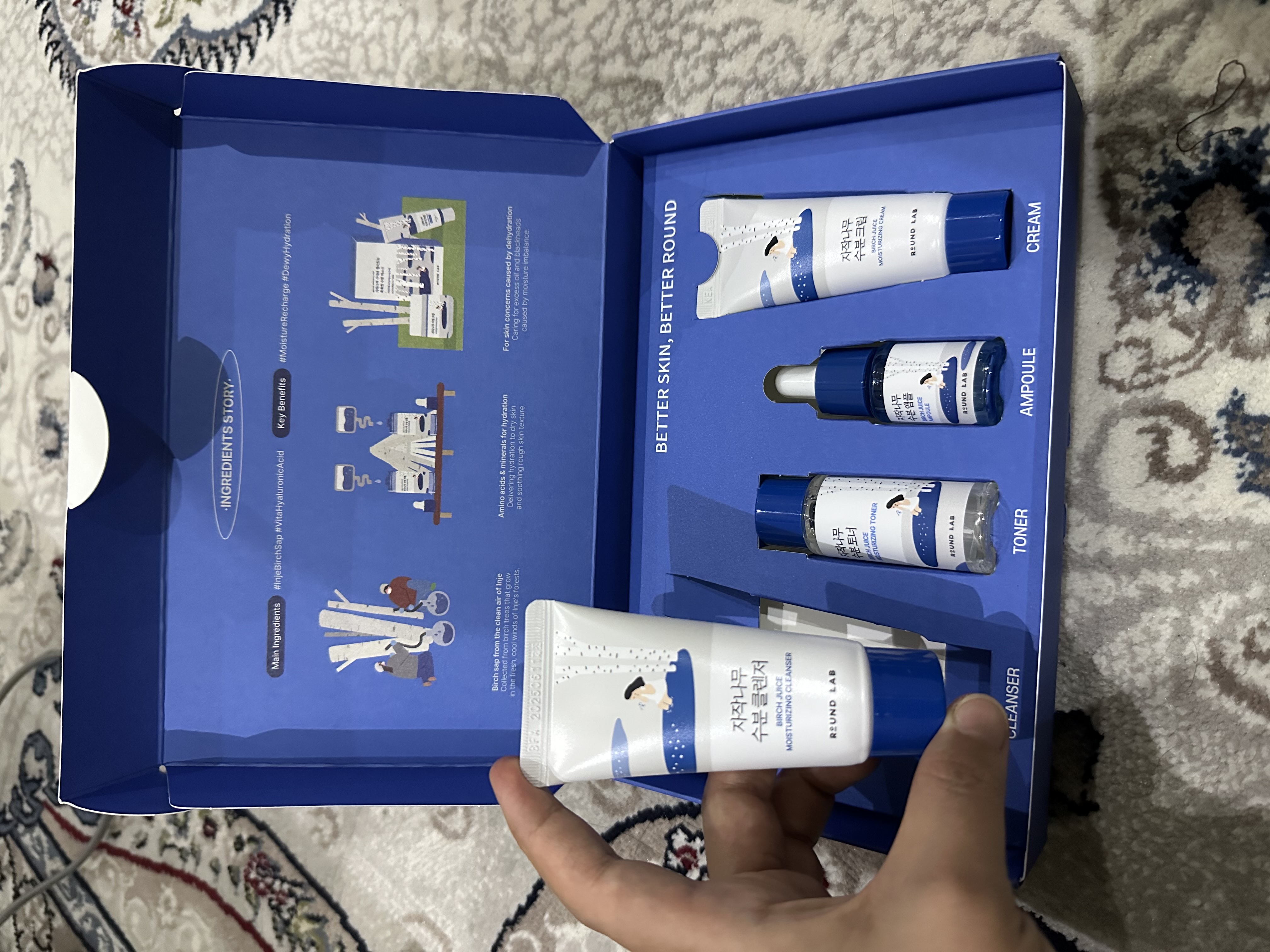 Уходовые мини-наборы от Round Lab Travel-Friendly Mini Scincare Set