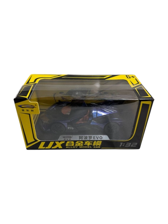 LJX Alloy Model Car 1:32  Apollo Project EVO металлическая, со светом и звуком, pull-back