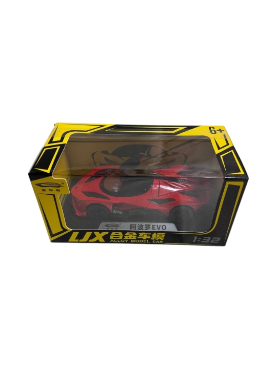LJX Alloy Model Car 1:32  Apollo Project EVO металлическая, со светом и звуком, pull-back