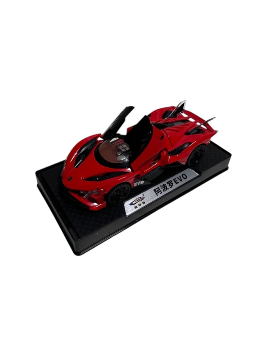 LJX Alloy 1:32  Apollo Project EVO metall korpus, yorug‘lik va ovozli, pull-back mexanizmi - 