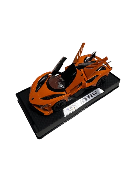 LJX Alloy 1:32  Apollo Project EVO metall korpus, yorug‘lik va ovozli, pull-back mexanizmi - 