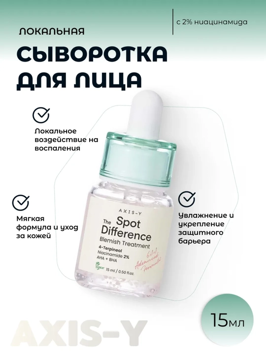 Локальная сыворотка от акне с 2% ниацинамида, 15 мл - 