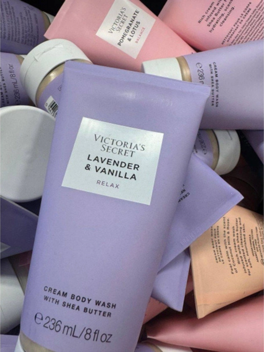 🫧 Victoria’s Secret Lavender Vanilla Relax Cream Body Wash 236 ml