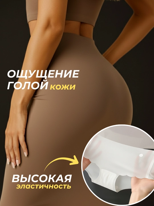 Ultra yupqa, choksiz ayollar trusigi yalang‘och tana effekti bilan 3 dona