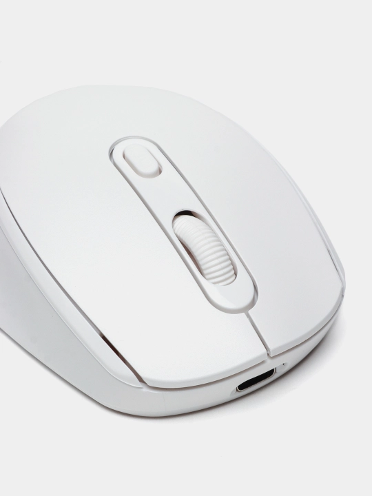 Simsiz Bluetooth sichqoncha, qayta quvvatlanadigan, ikki rejimli, noutbuk va kompyuter uchun