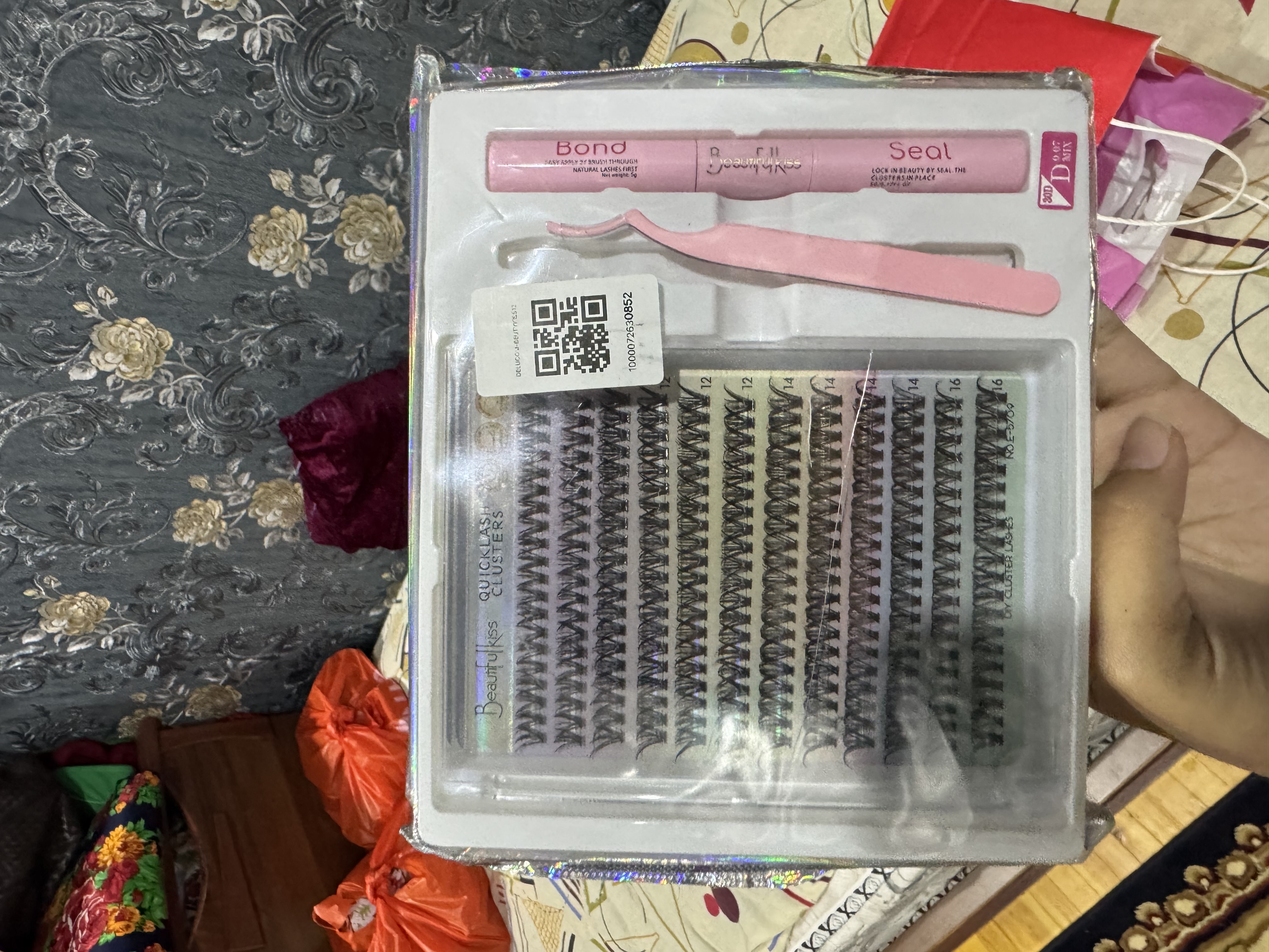 Профессиональный набор пучковых ресниц "Beautifullkiss Lash Kit"