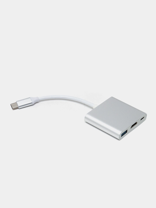 Adapter Type-c HDMI USB2.0 adapteri macbook va telefon uchun USB Type-C HDMI HD 4K - 